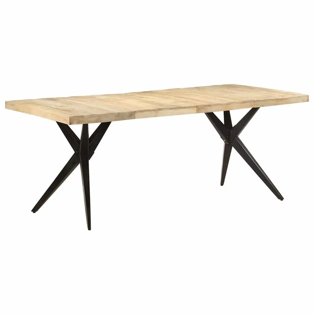 Dining Table Made from Rough Mango Wood