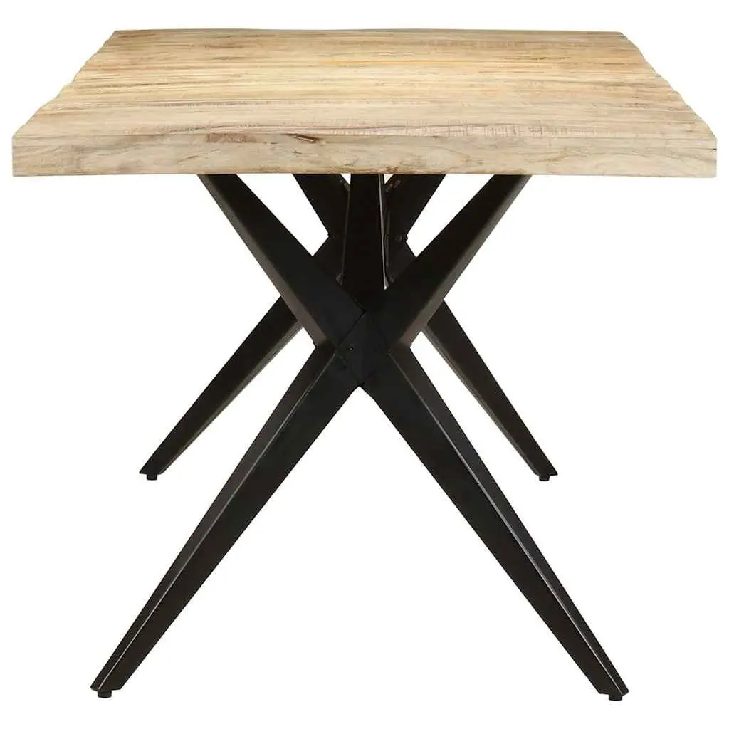 Dining Table Made from Rough Mango Wood