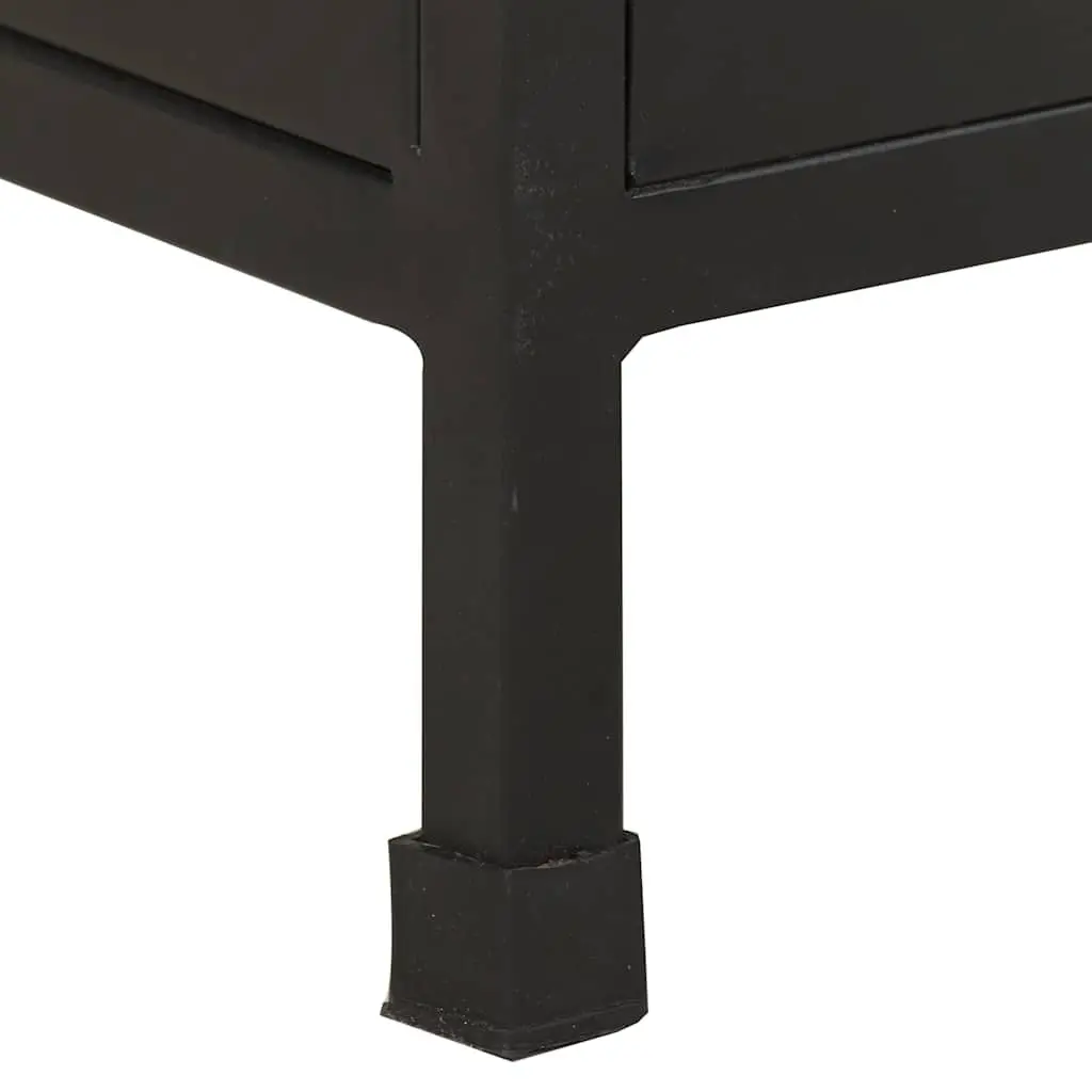 Sideboard Storage Cabinet 47x35x76 cm Brown Rustic Industrial Decor