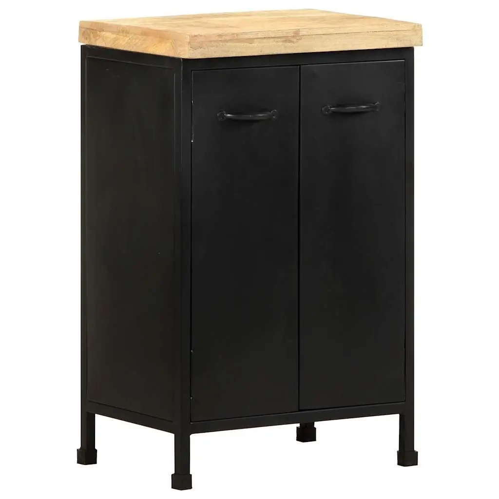 Sideboard Storage Cabinet 47x35x76 cm Brown Rustic Industrial Decor