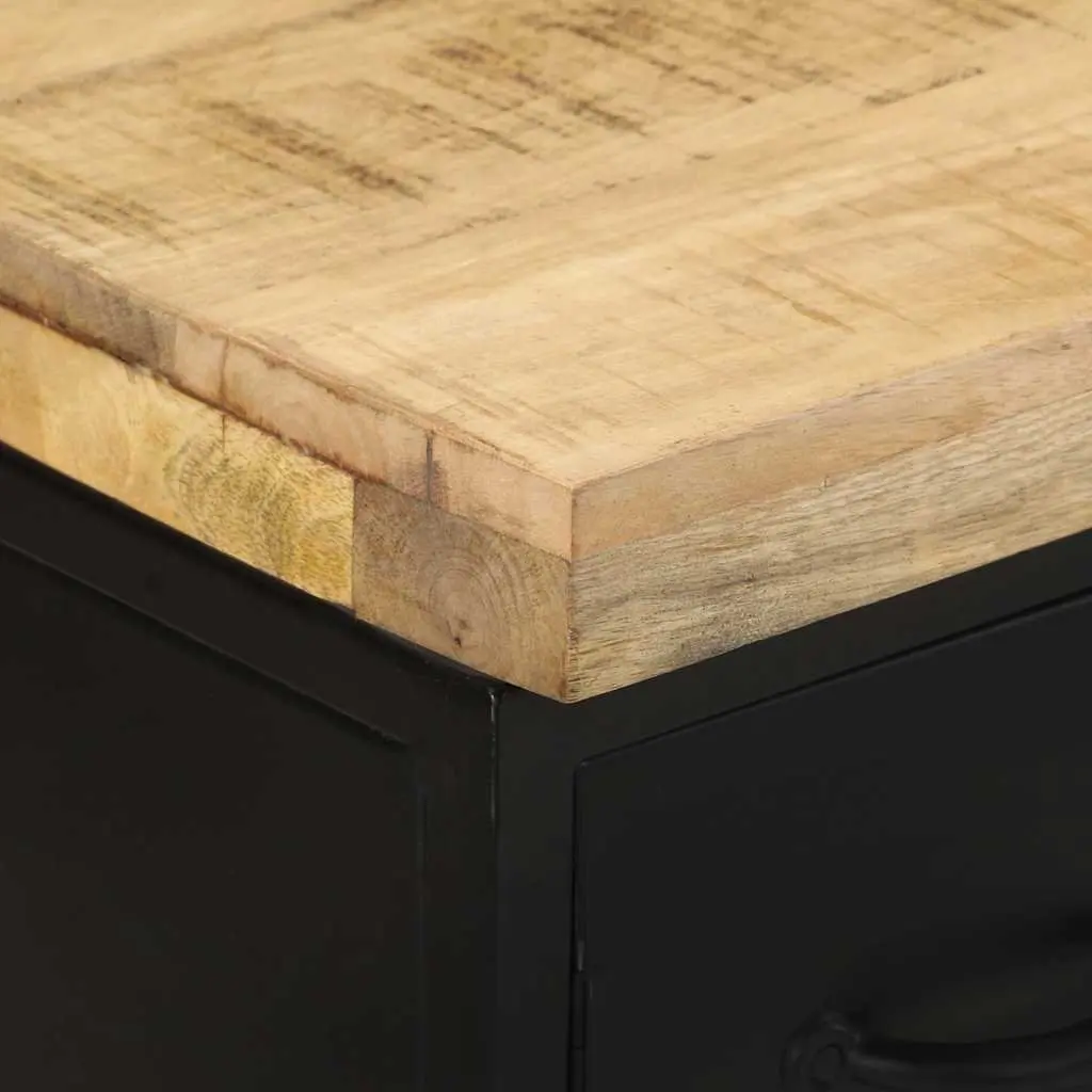 Sideboard Storage Cabinet 47x35x76 cm Brown Rustic Industrial Decor