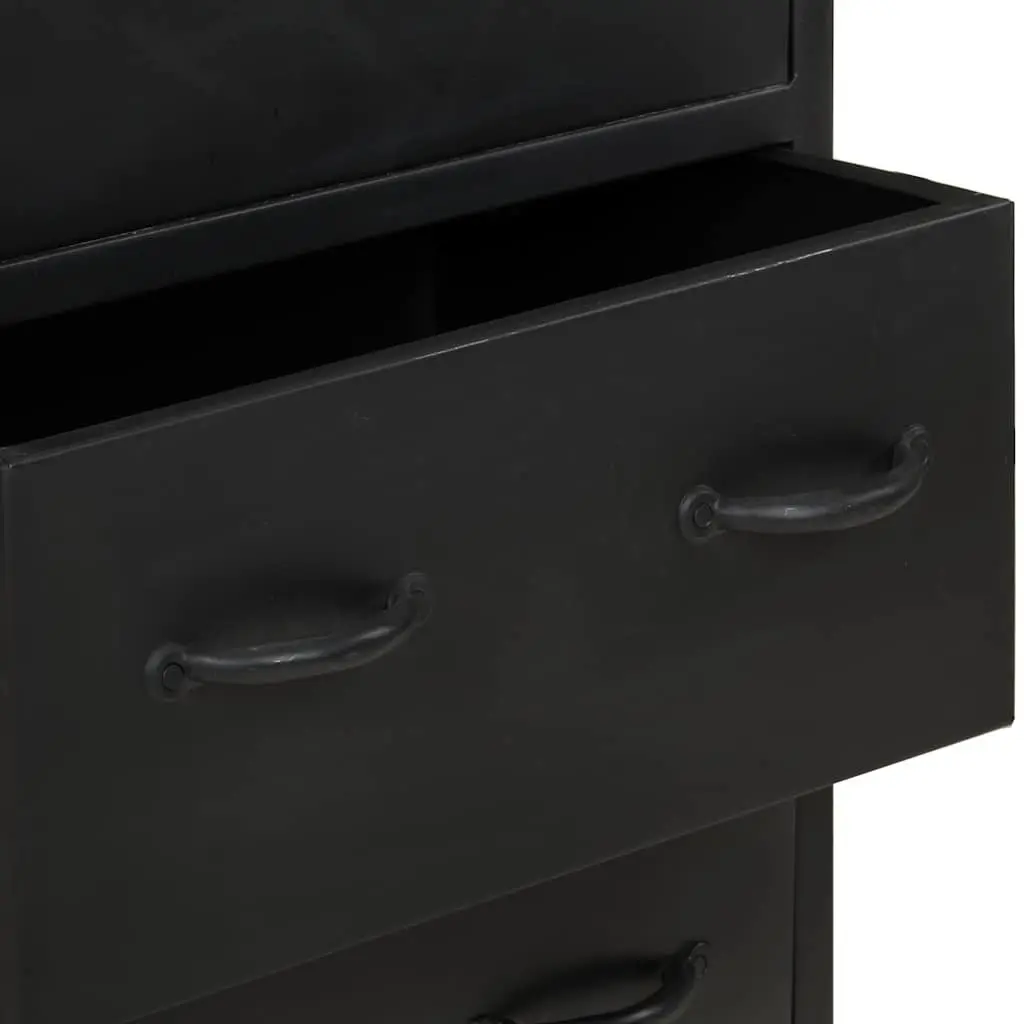 Sideboard Storage Cabinet 47x35x76 cm Brown Rustic Wood with 3 Drawers