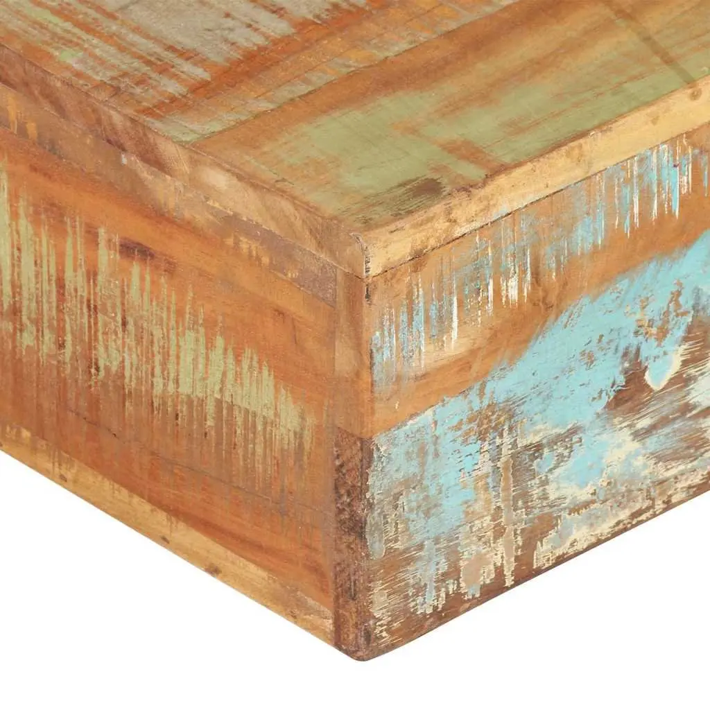 Coffee Table 80x80x28 cm Solid Reclaimed Wood Living Room Accent Furniture Brown