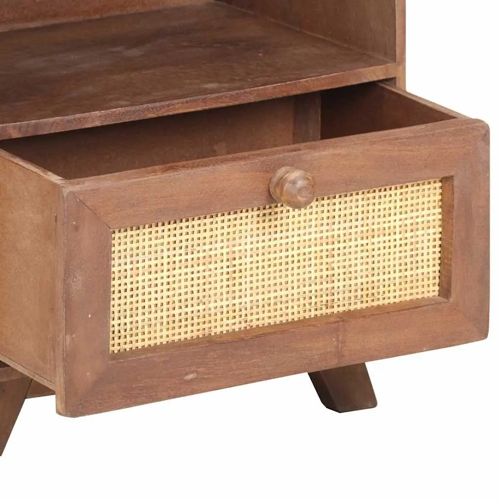Bedside Cabinet with Drawer and Shelf