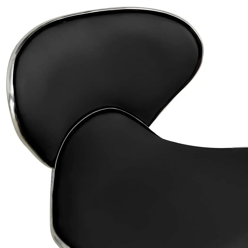 Black Salon Spa Stool with Wheels