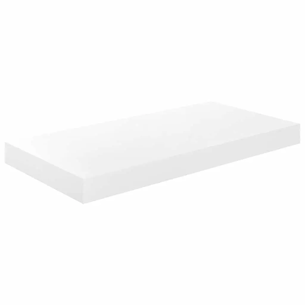 Floating Wall Shelf Display Ledge Storage Rack Modern Home Decor White 50 x 23.5 x 3.8 cm