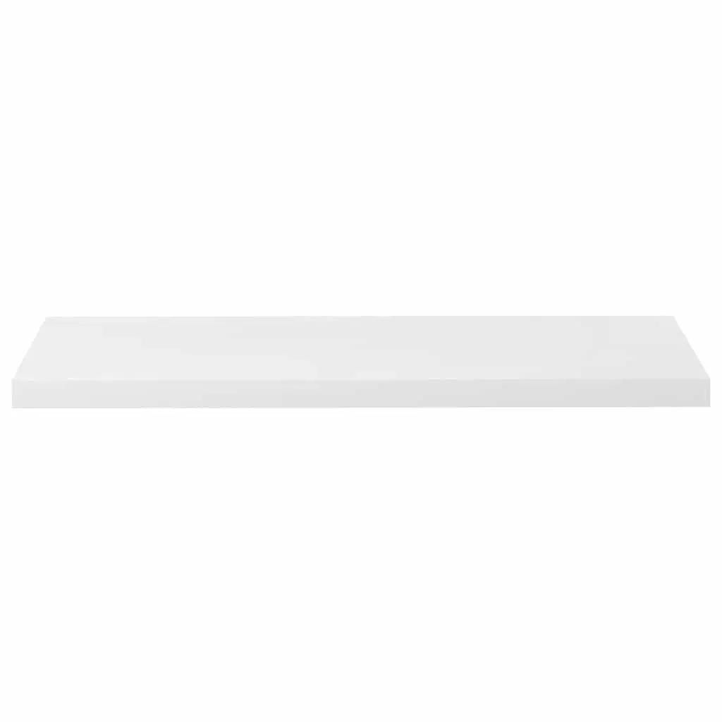High Gloss White Wall Shelf for Home Displays
