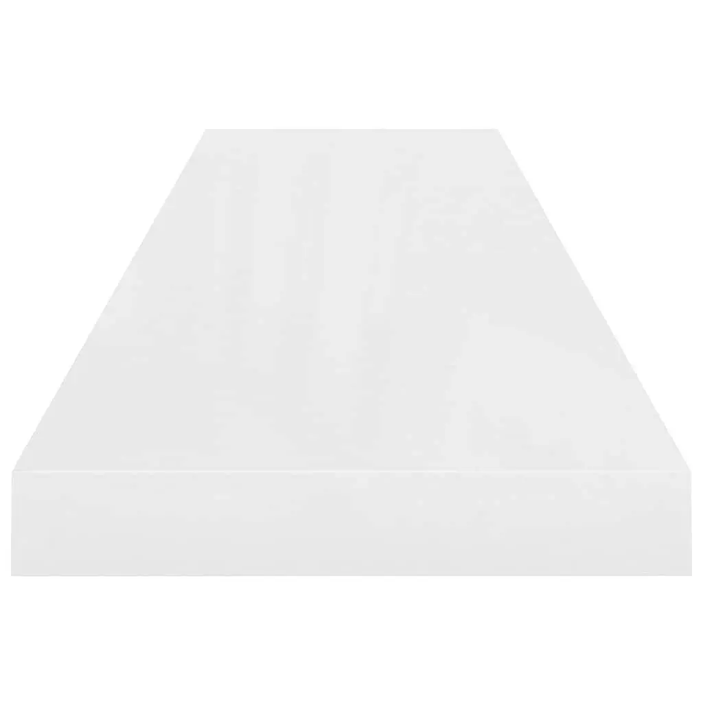 High Gloss White Wall Shelf for Home Displays