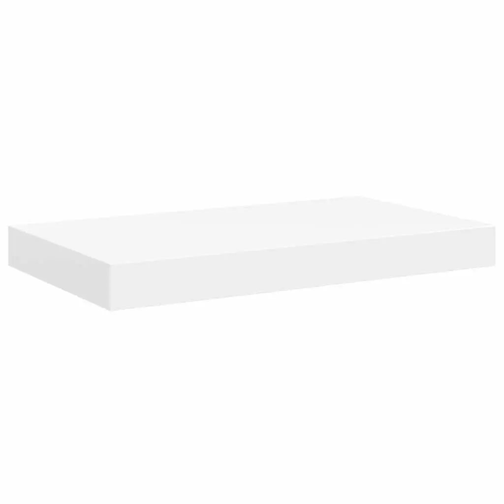 Floating Wall Shelves Set 4 Piece Display Storage Ledges 40 x 23.5 x 3.8 cm White