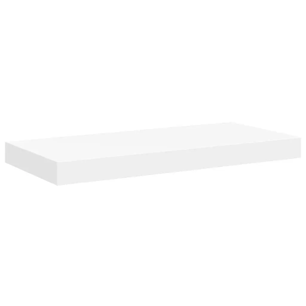 Floating Wall Shelf Display Ledge Storage Rack 50 x 23.5 x 3.8 cm White