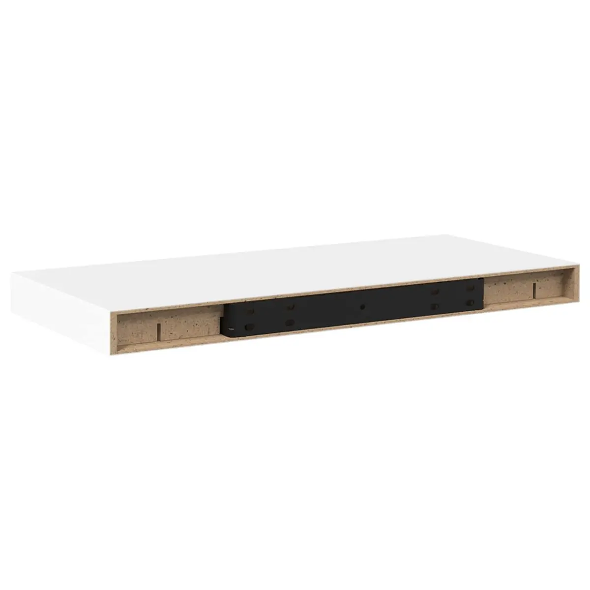 Floating Wall Shelves Display Rack Home Storage Organizer 4 Piece Set White