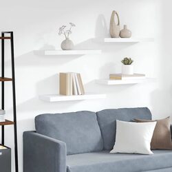 White Floating Wall Shelves - Practical and Stylish