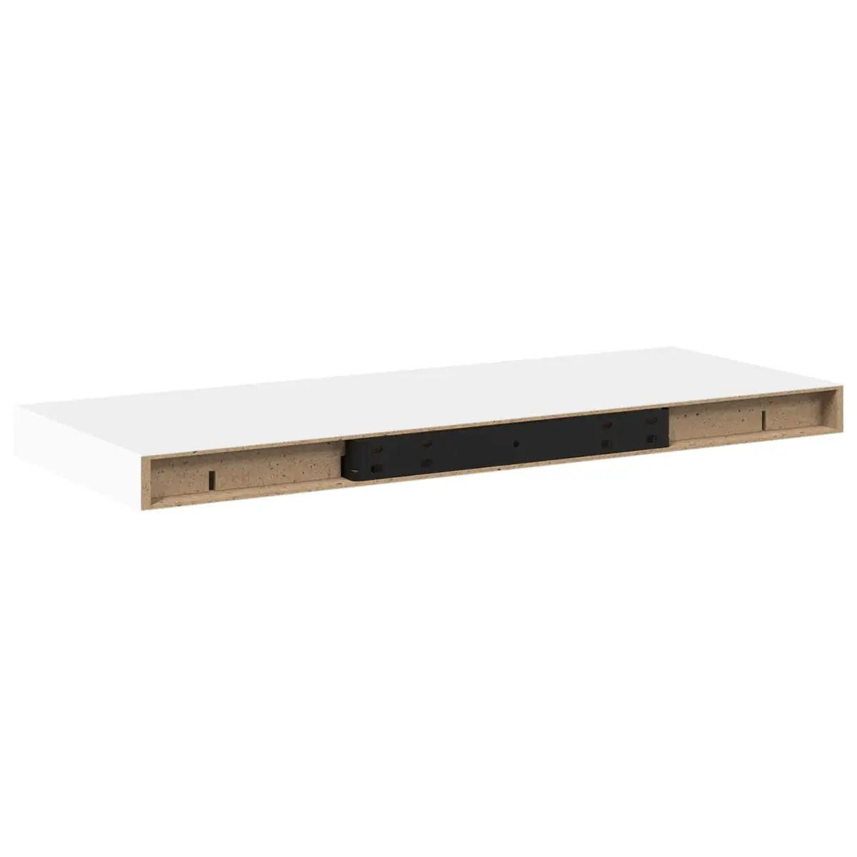 Floating Wall Shelves Display Ledge Storage Organizer 4 Piece Set White