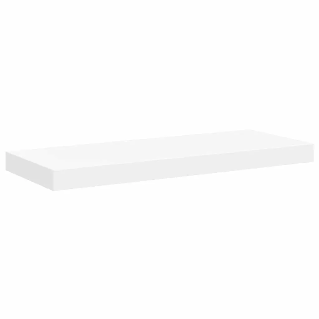 Floating Wall Shelves Display Ledge Storage Organizer 4 Piece Set White