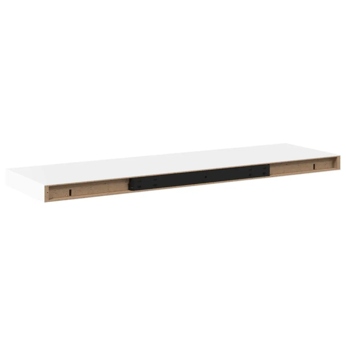 Floating Wall Shelves 2 pcs White 80x23.5x3.8 cm Display Storage Ledge