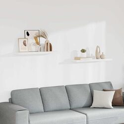 Reliable and Stylish 2-Piece Floating Wall Shelf Set
