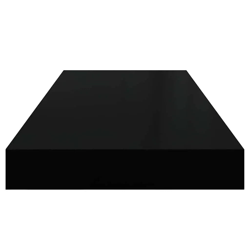 Wall Shelves Floating Display Shelves 2 Pieces Black 60x23.5x3.8cm Home Decor