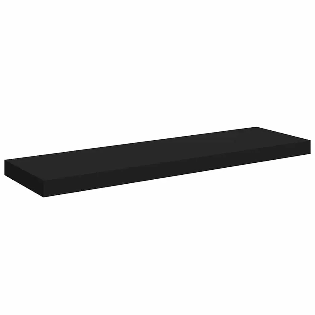 Black Floating Wall Shelf