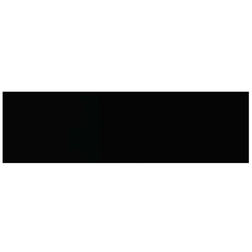 Floating Wall Shelves Display Ledge 80x23.5x3.8 cm Black 2 Piece Home Decor