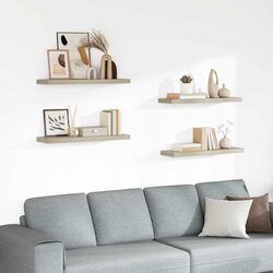 4 Piece Wall Shelves Set for a Stylish Touch