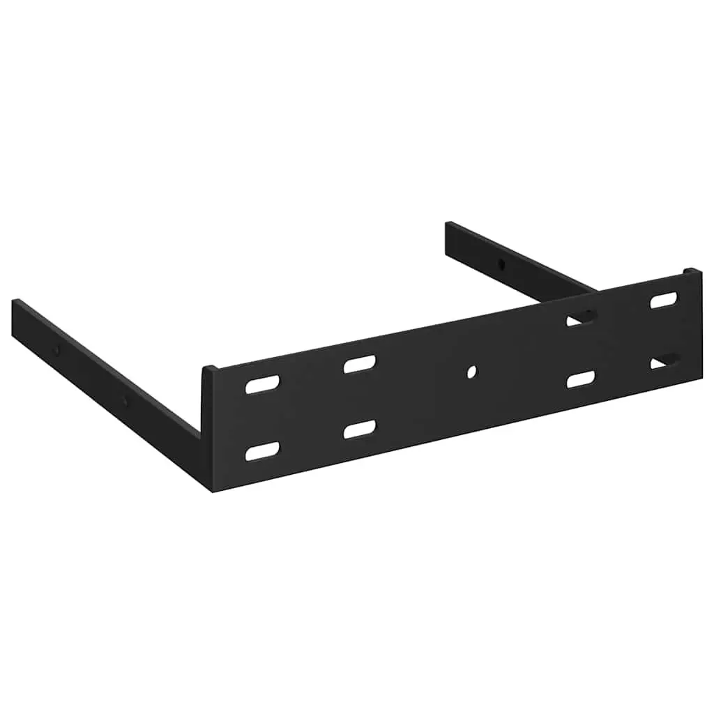 Corner Wall Shelves Display Ledge Storage Organiser 25 x 25 cm White 2 Piece