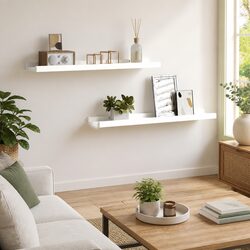 Reliable Floating Display Shelves - 2 Pack