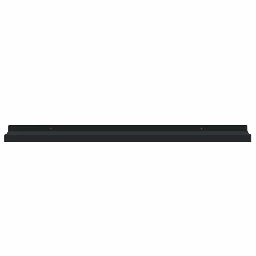 Black Floating Shelves for Displaying Décor