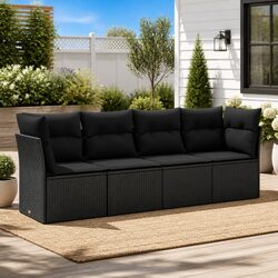 Warm and Practical: 4 Piece Garden Sofa Set