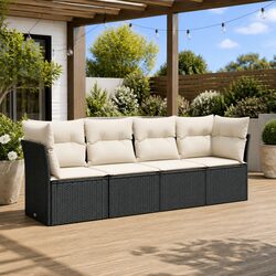 Comfortable 4-Piece Garden Sofa Set - A Practical Choice
