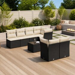 Comfortable 8 Piece Garden Sofa Set for Relaxation