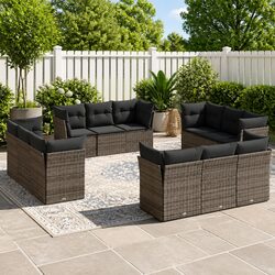 Value-Oriented 12 Piece Garden Sofa Set for Your Patio