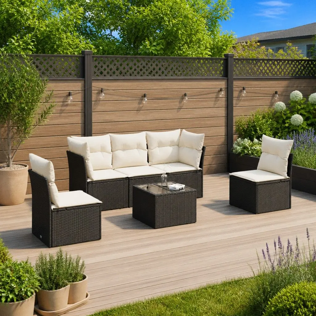6-Piece Outdoor Sofa Set for Lasting Comfort