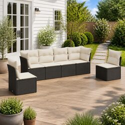 Comfortable and Convenient 6-Piece Garden Sofa Set