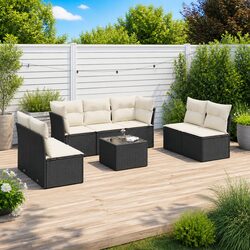 Comfortable and Durable 8-Piece Outdoor Sofa Set