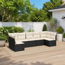 7 Piece Garden Sofa Set - Comfort and Practical Value