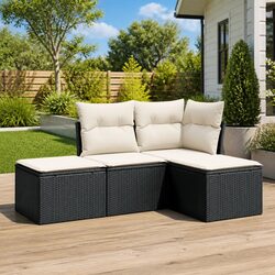 Comfortable 4-Piece Garden Sofa Set: Value Meets Functionality