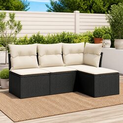 Comfortable and Value-Focused 4 Piece Garden Sofa Set
