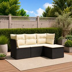 Warm and Inviting 4 Piece Outdoor Sofa Set