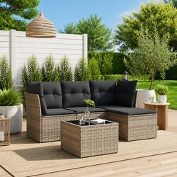 Comfortable and Reliable 5-Piece Garden Sofa Set