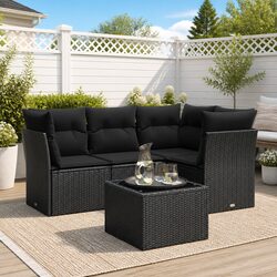 Comfortable and Reliable 5-Piece Garden Sofa Set