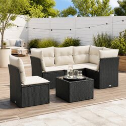 Practical and Elegant 6-Piece Garden Sofa Set