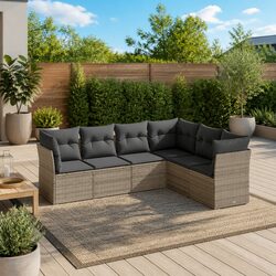 Comfortable 6 Piece Garden Sofa Set - Quality Meets Value