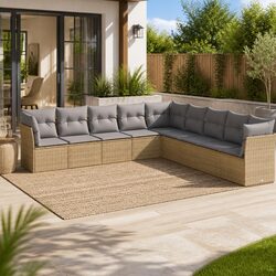 Comfortable 9 Piece Outdoor Sofa Set - Practical and Affordable