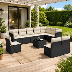 Practical and Affordable 11 Piece Outdoor Sofa Set