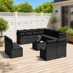 Value-Driven 12 Piece Garden Sofa Set with Storage