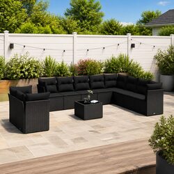 Reliable 11 Piece Garden Sofa Set: Comfort & Quality