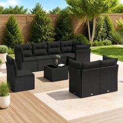 Practical 9 Piece Garden Sofa Set with Storage Bags