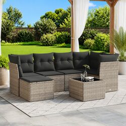 Value-Driven 7 Piece Grey Garden Sofa Set