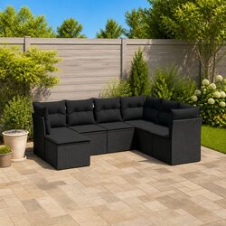 7 Piece Garden Sofa Set: A Practical and Cozy Choice