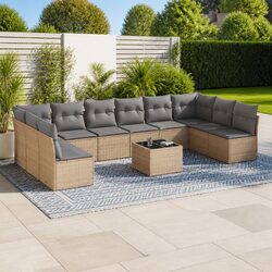 Comfort Meets Value: 11-Piece Garden Sofa Set